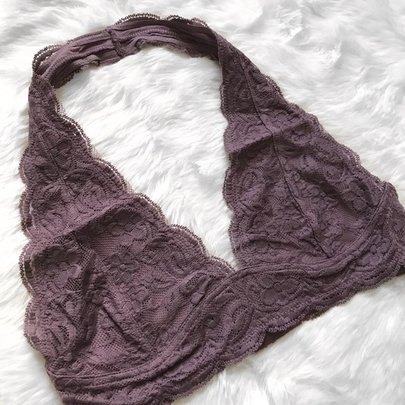 >>LAST<< Sasha Halter Bralette - Plum (PLUS) - Picture 2 of 4